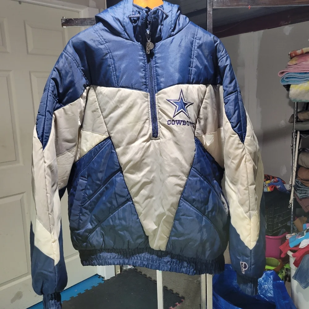 Vintage pro player Dallas cowboys coat Jacket Men's XXL - Picture 2 of 10
